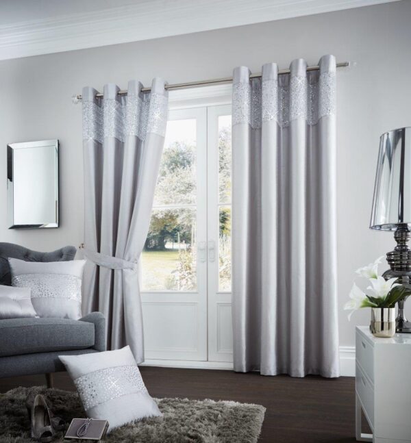 AVIV CURTAINS SILVER