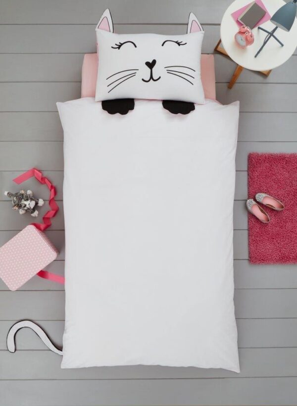 CAT SHAPED DUVET SET