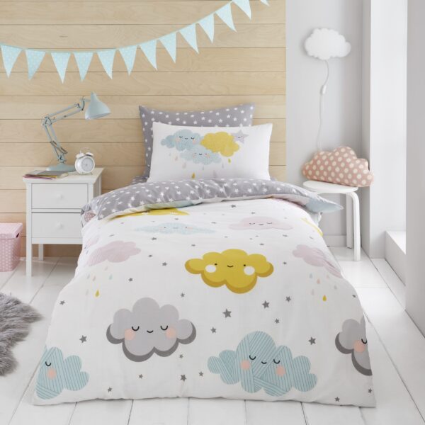 KIDS HAPPY CLOUDS DUVET SET - Image 6