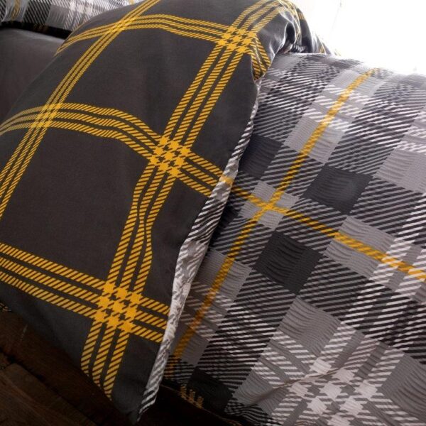 SEER SUCKER TARTAN DUVET SET - Image 10