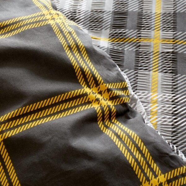 SEER SUCKER TARTAN DUVET SET - Image 8